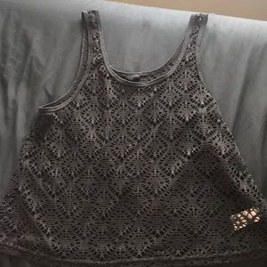 Netted Black tank